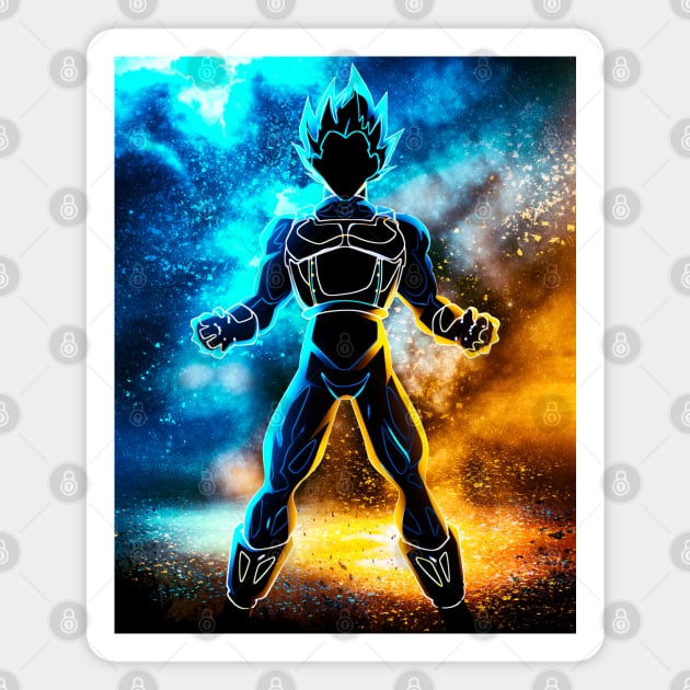 Vegeta super saiyan Magnet by San Creative